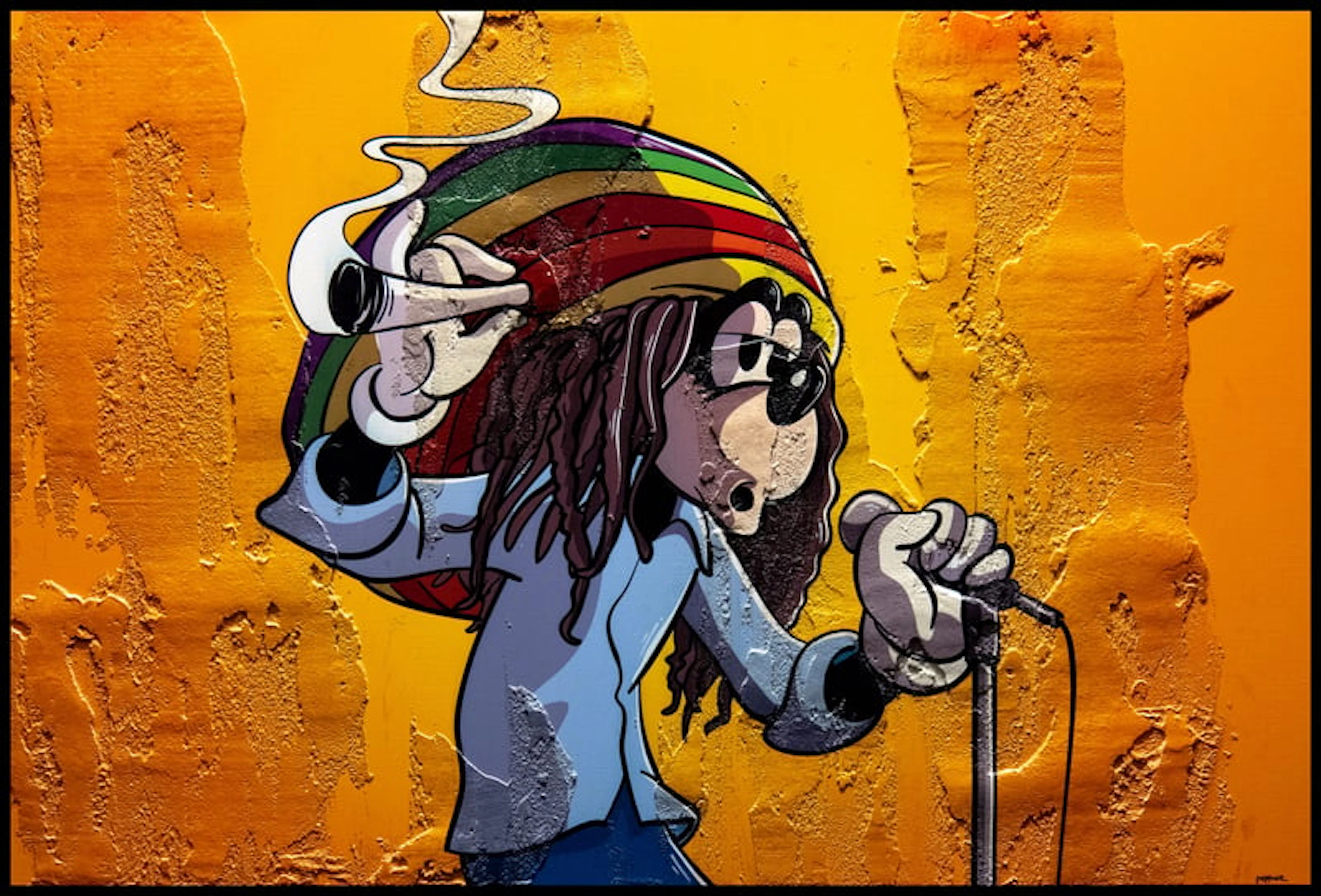 Peppone - Post-Pop Art Artist - Bob Marley