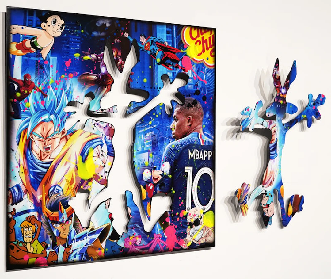 Auguste - Post-Pop Art Artist And Sculptor - Mbappé is Art