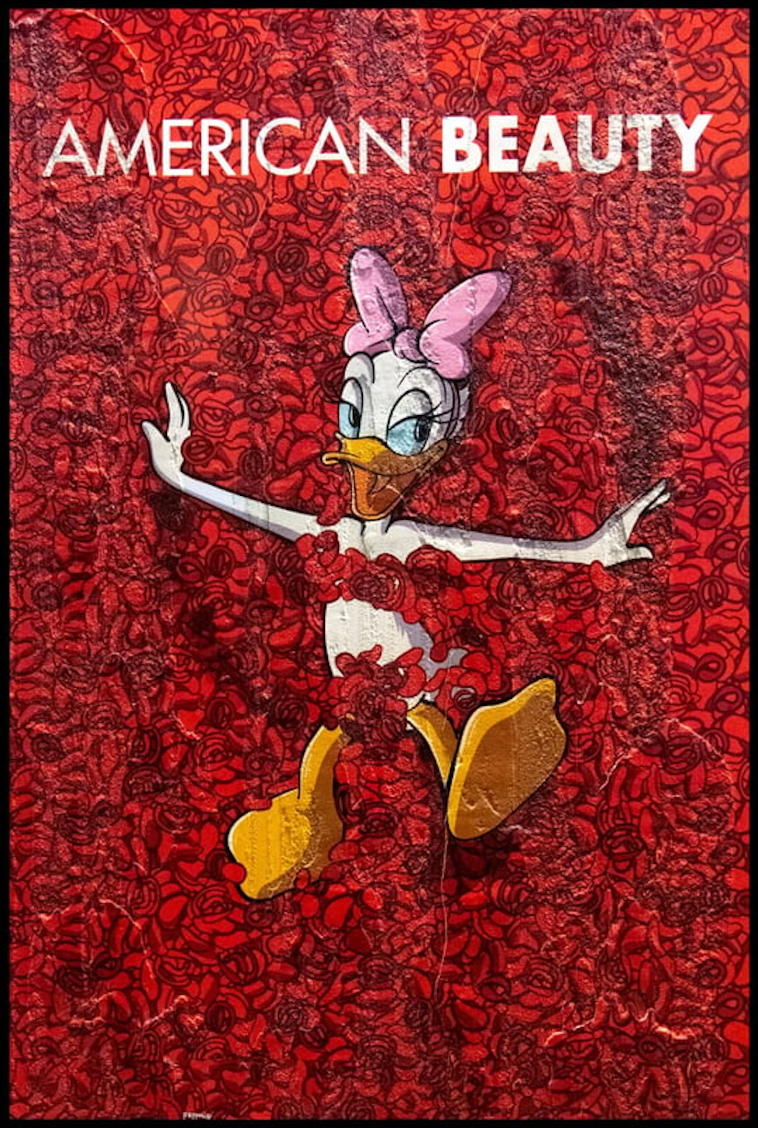Peppone - Post-Pop Art Artist - American Beauty - dibond