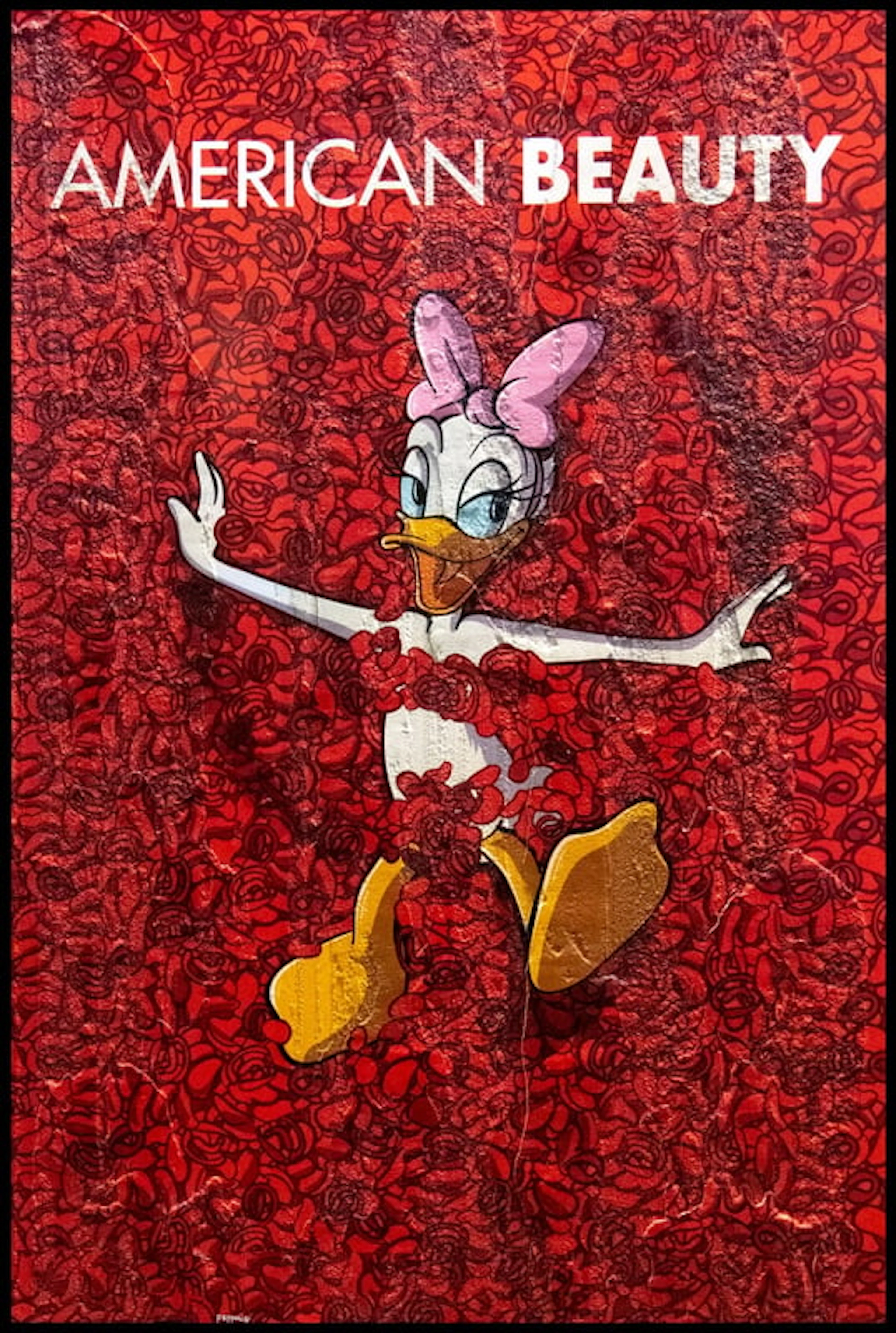 Peppone - Post-Pop Art Artist - American Beauty - dibond