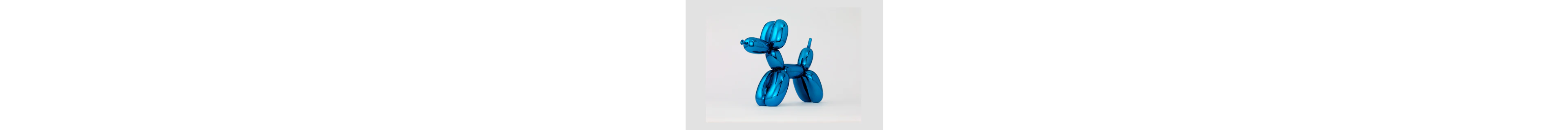 Jeff Koons - Contemporary Sculptor - Balloon Dog (Blue), 2021
