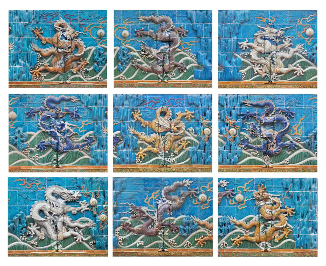 Liu Bolin - Contemporary Photographer - Dragon Series, 2010