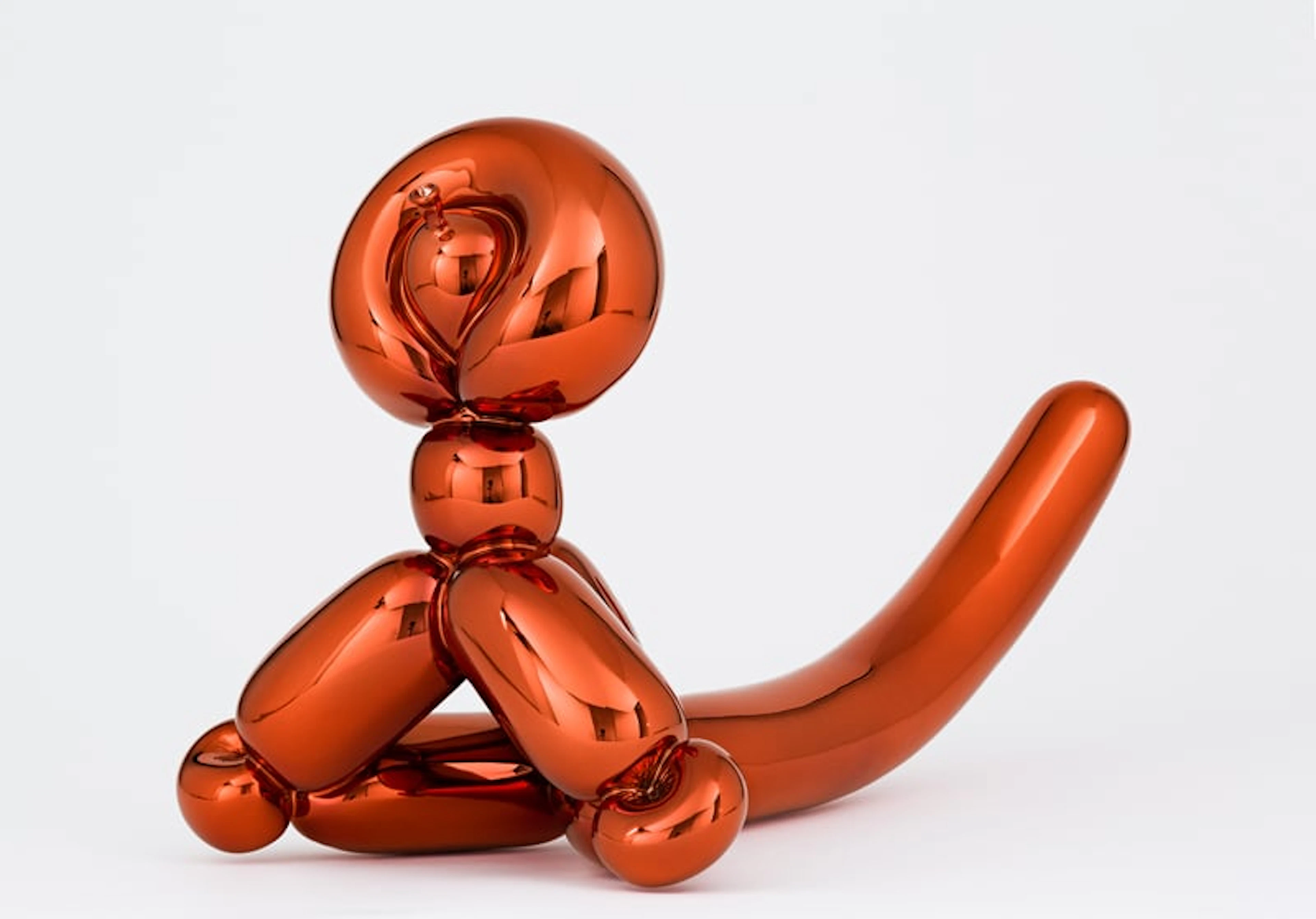 Jeff Koons - Contemporary Sculptor - Sample Balloon Monkey Orange