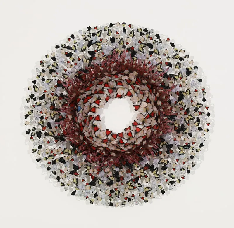 Annalu - Contemporary Sculptor - Dreamcatcher Red Spot