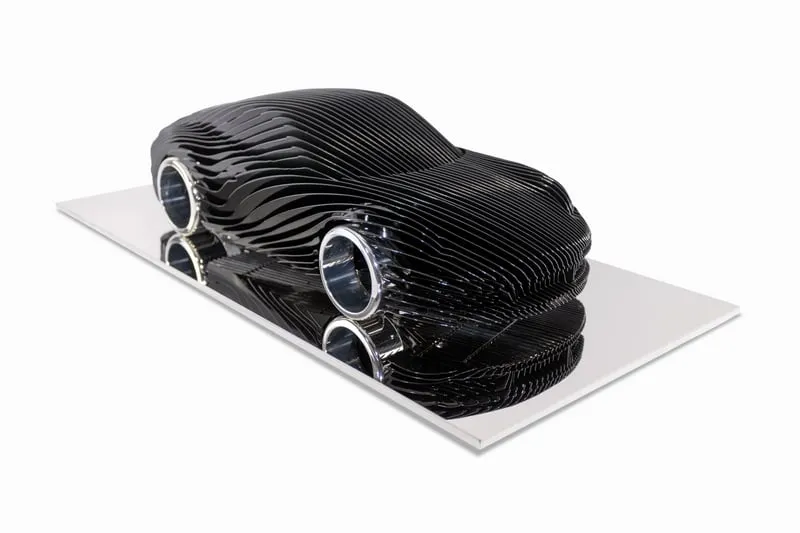Antoine Dufhilo - Optical Art - Porsche 992 Carrera 4S Noire