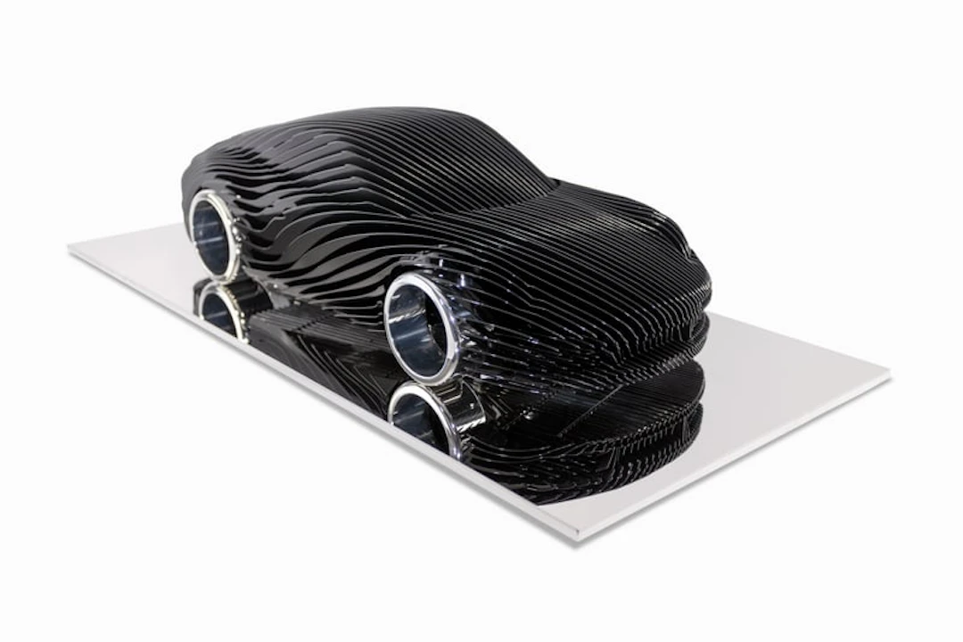 Antoine Dufhilo - Optical Art - Porsche 992 Carrera 4S Noire