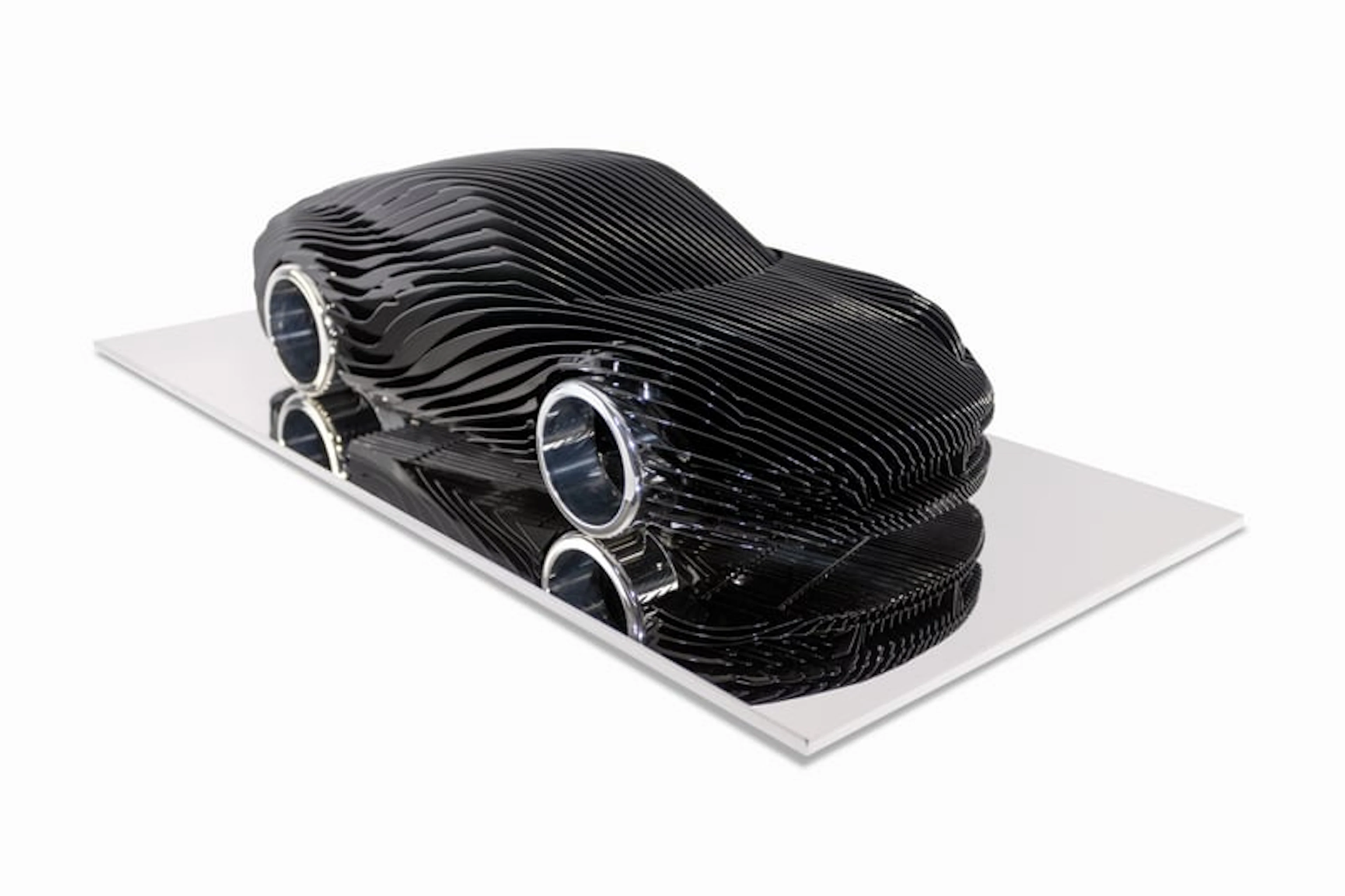 Antoine Dufhilo - Optical Art - Porsche 992 Carrera 4S Noire