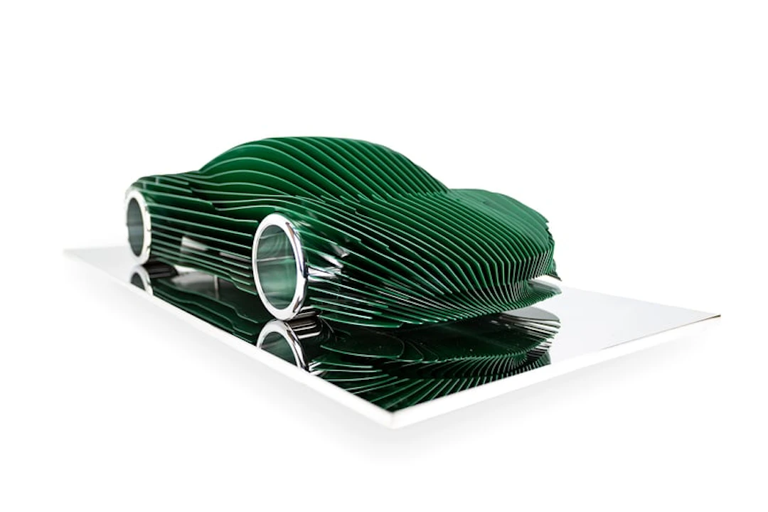 Antoine Dufhilo - Optical Art - McLaren - Speedtail Verte