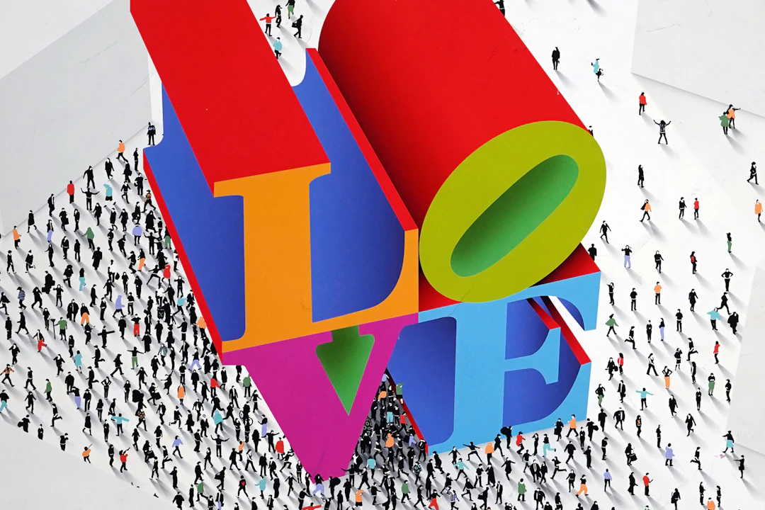 Craig Alan - Contemporary Artist - Love Around the Corner, 2022 (122 cm)