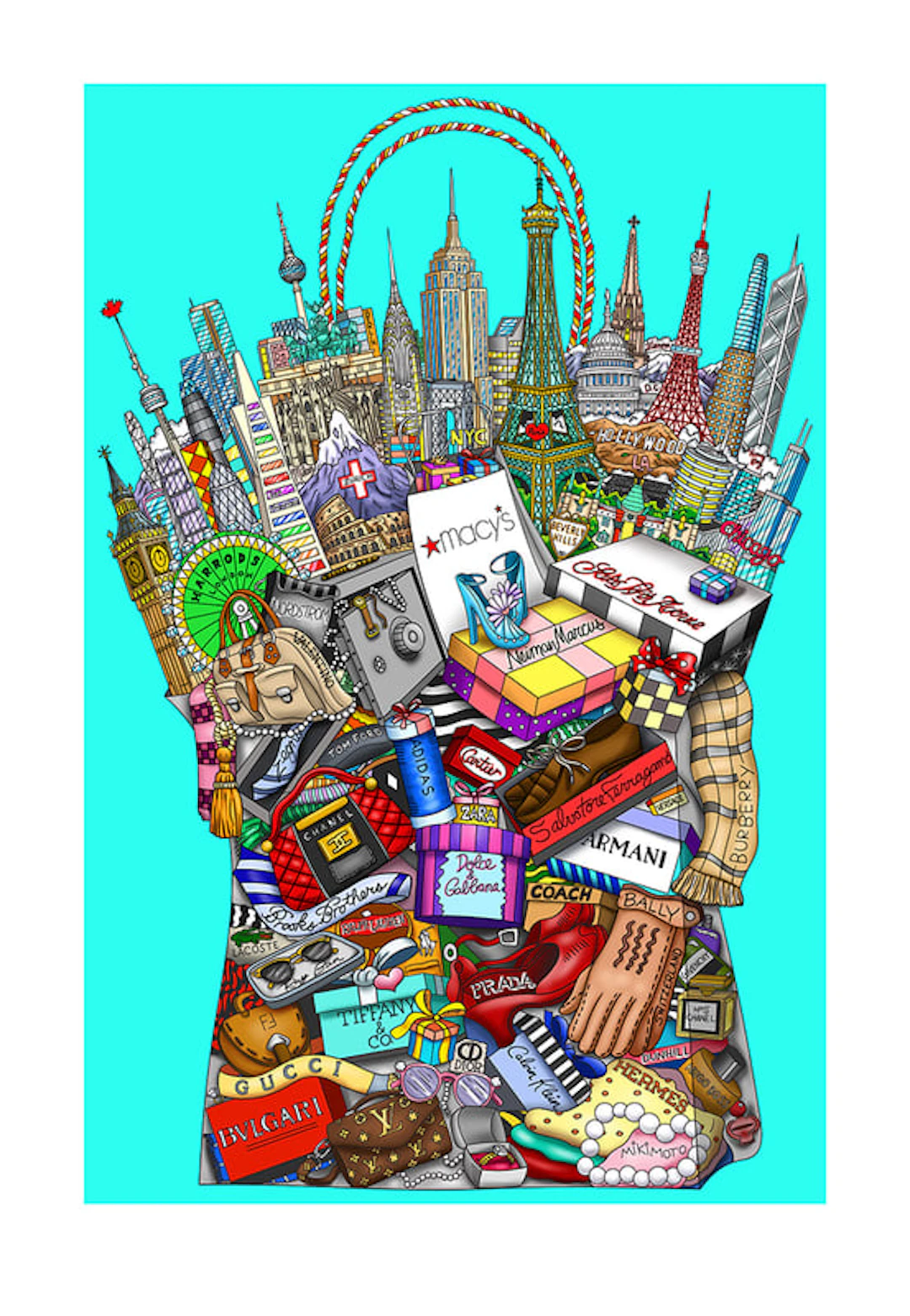Charles Fazzino – Master of 3D Pop Art: Colorful and Playful Urban