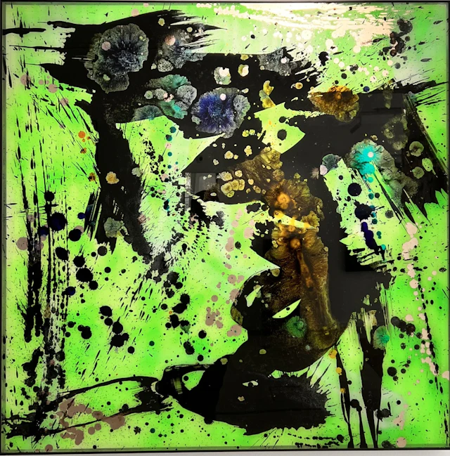 Cédric Bouteiller - Street Artist - Caligraphie Green Love 2