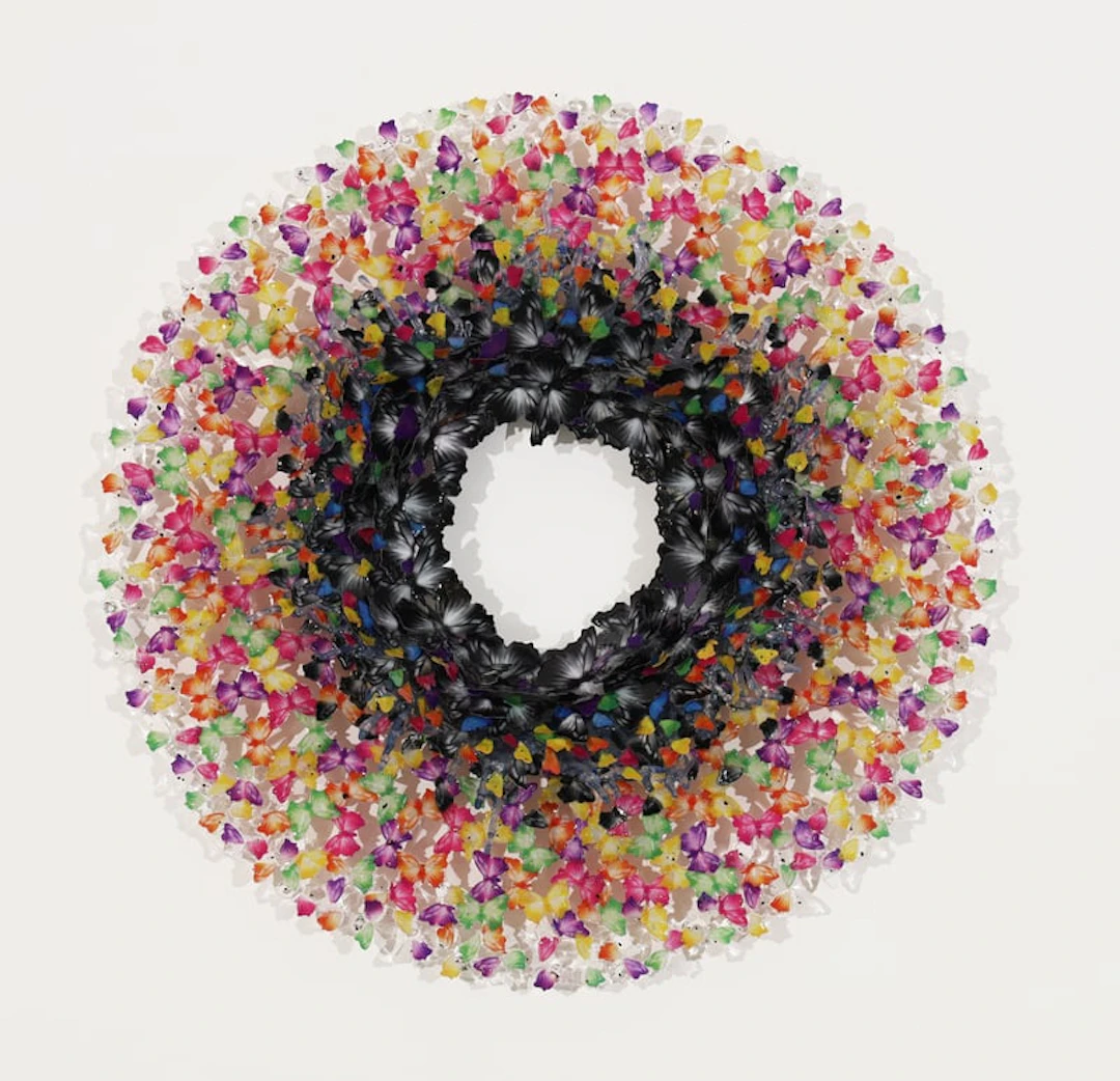 Annalu - Contemporary Sculptor - Dreamcatcher Color in the dark, 2023