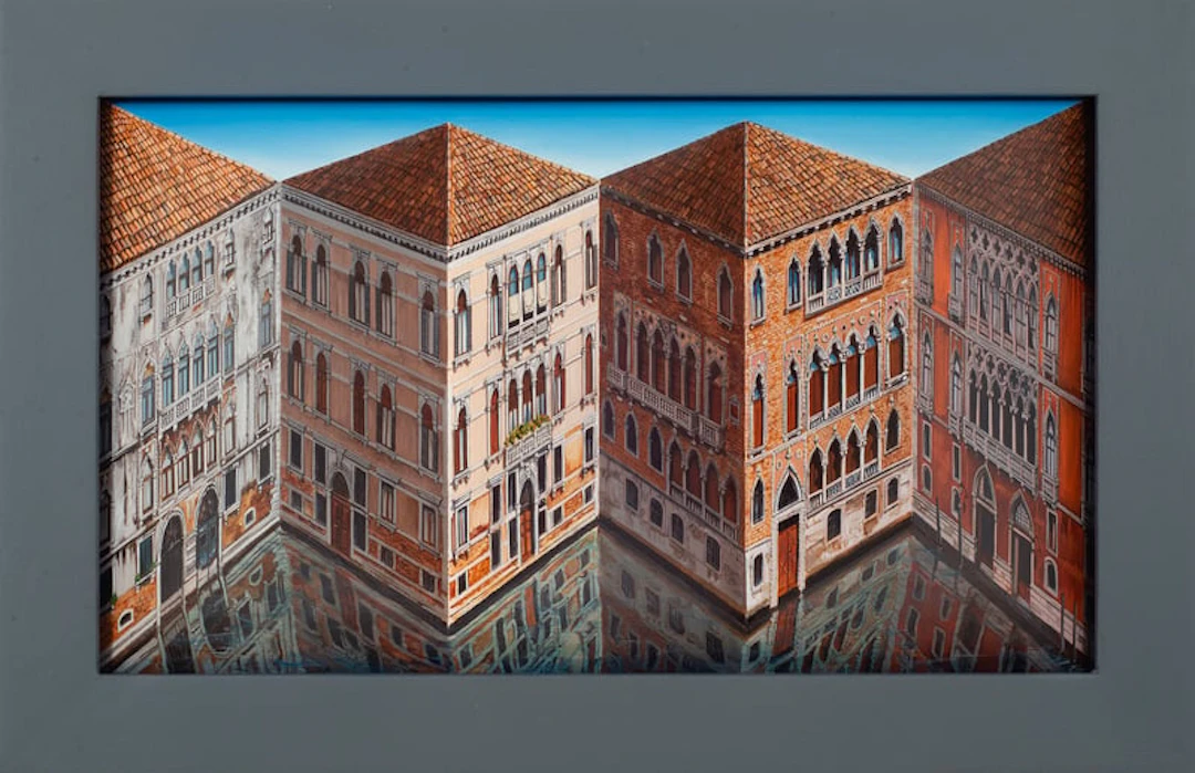 Patrick Hughes - Optical Artist - Capriccio, 2022