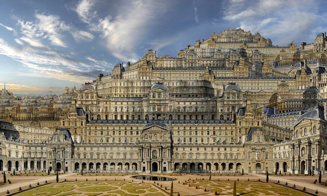 Jean-François Rauzier - Contemporary Photographer - Louvre