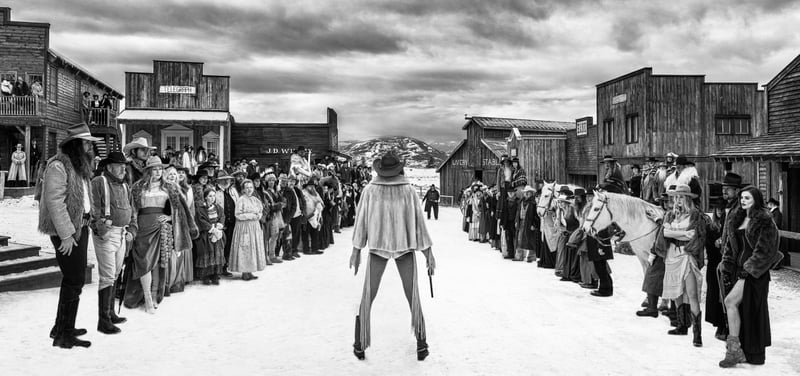 David Yarrow - Contemporary Photographer - Deadwood (B&W)