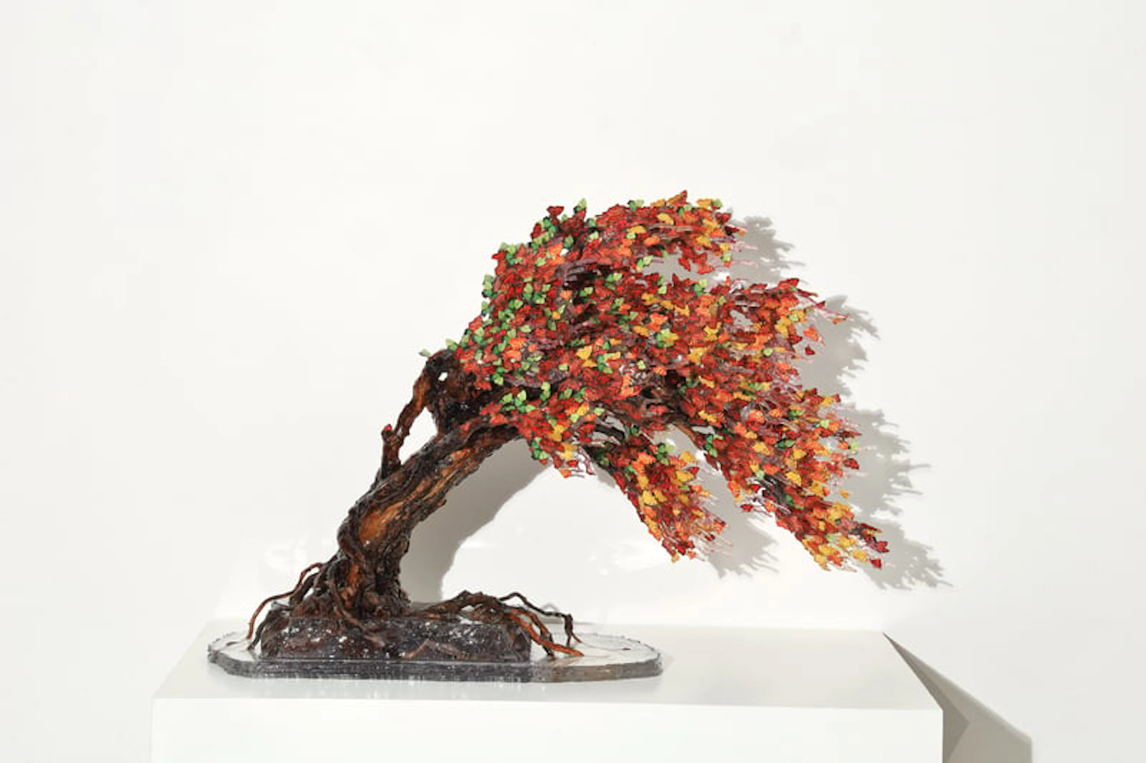 Annalu - Contemporary Sculptor - Fukinagashi red wind