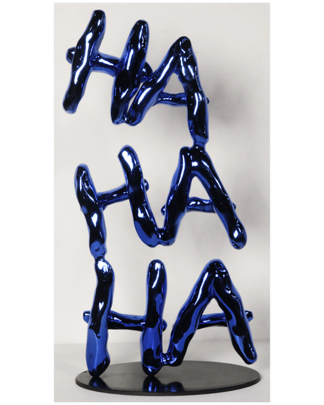 Philippe Berry - Contemporary Artist - HA HA HA bleu