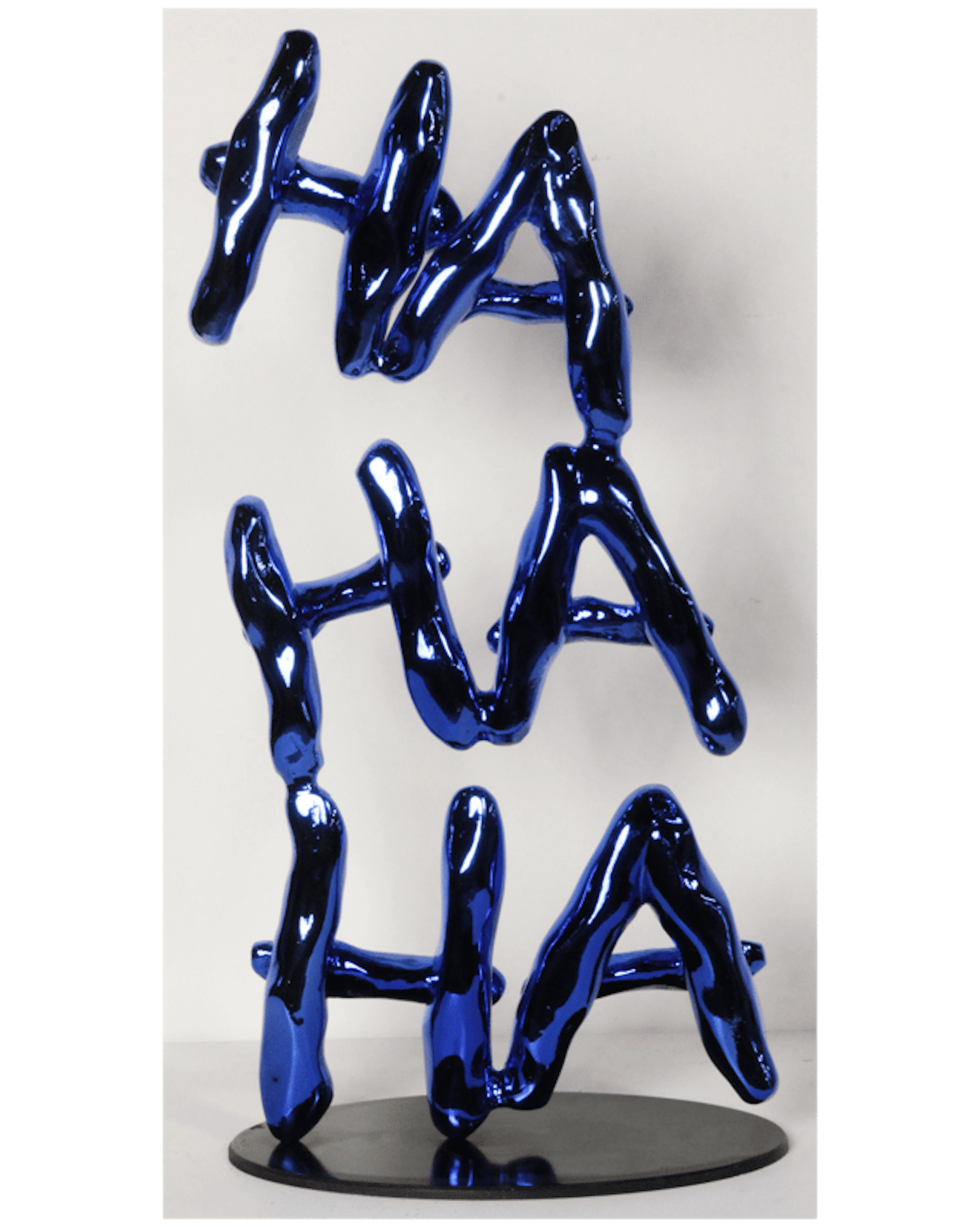 Philippe Berry - Contemporary Artist - HA HA HA bleu