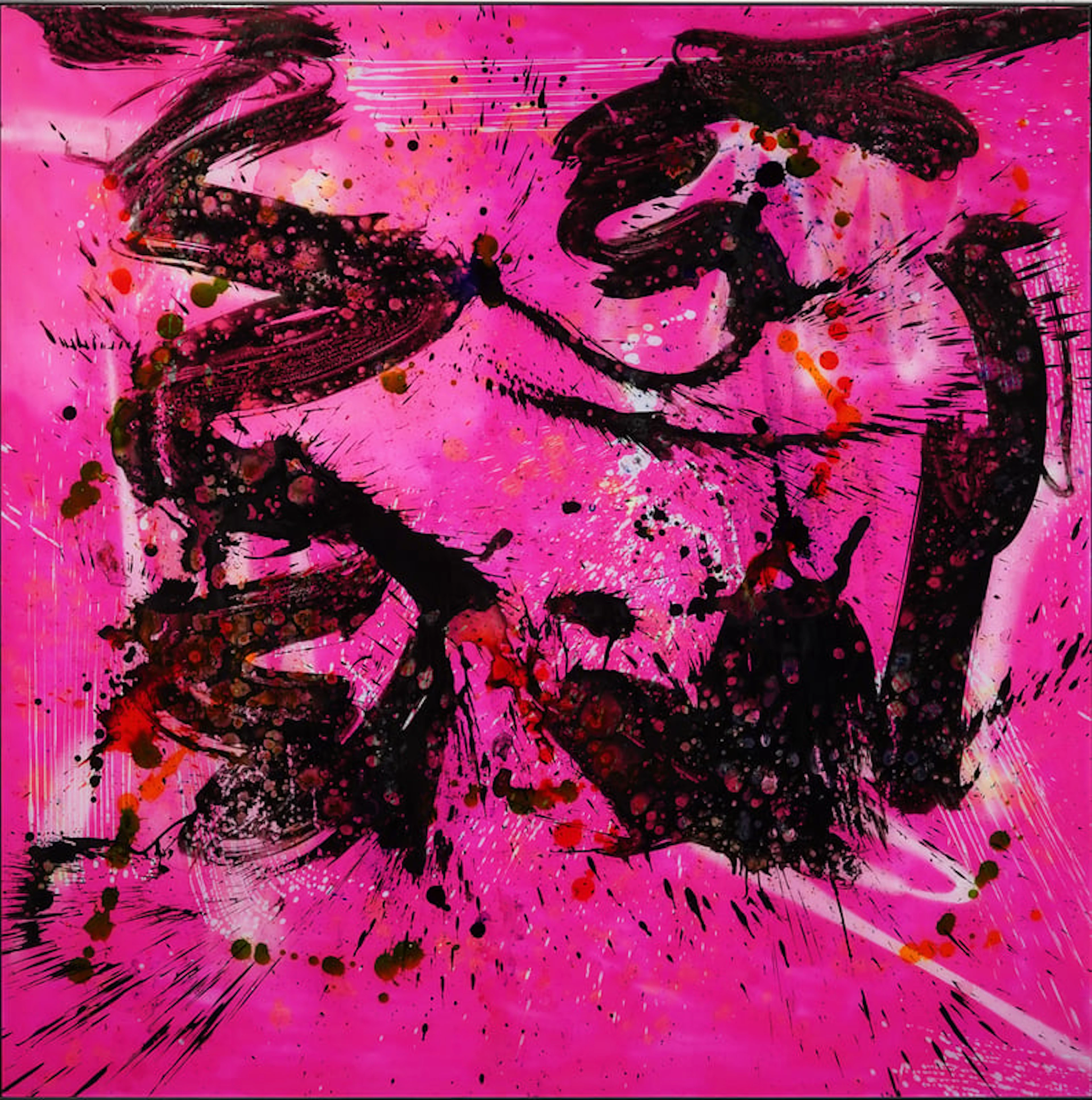 Cédric Bouteiller - Street Artist - Calligraphie Rose