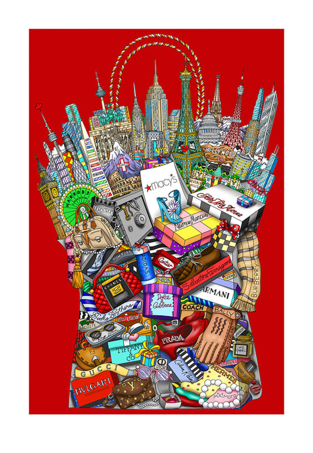 Charles Fazzino – Master of 3D Pop Art: Colorful and Playful Urban