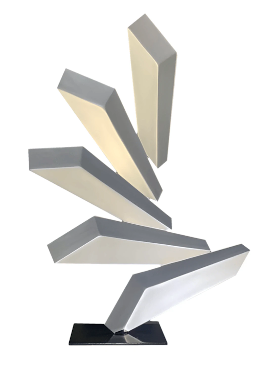 Rafael Barrios - Optical Art Sculptor - Nimbus C196 - Silver