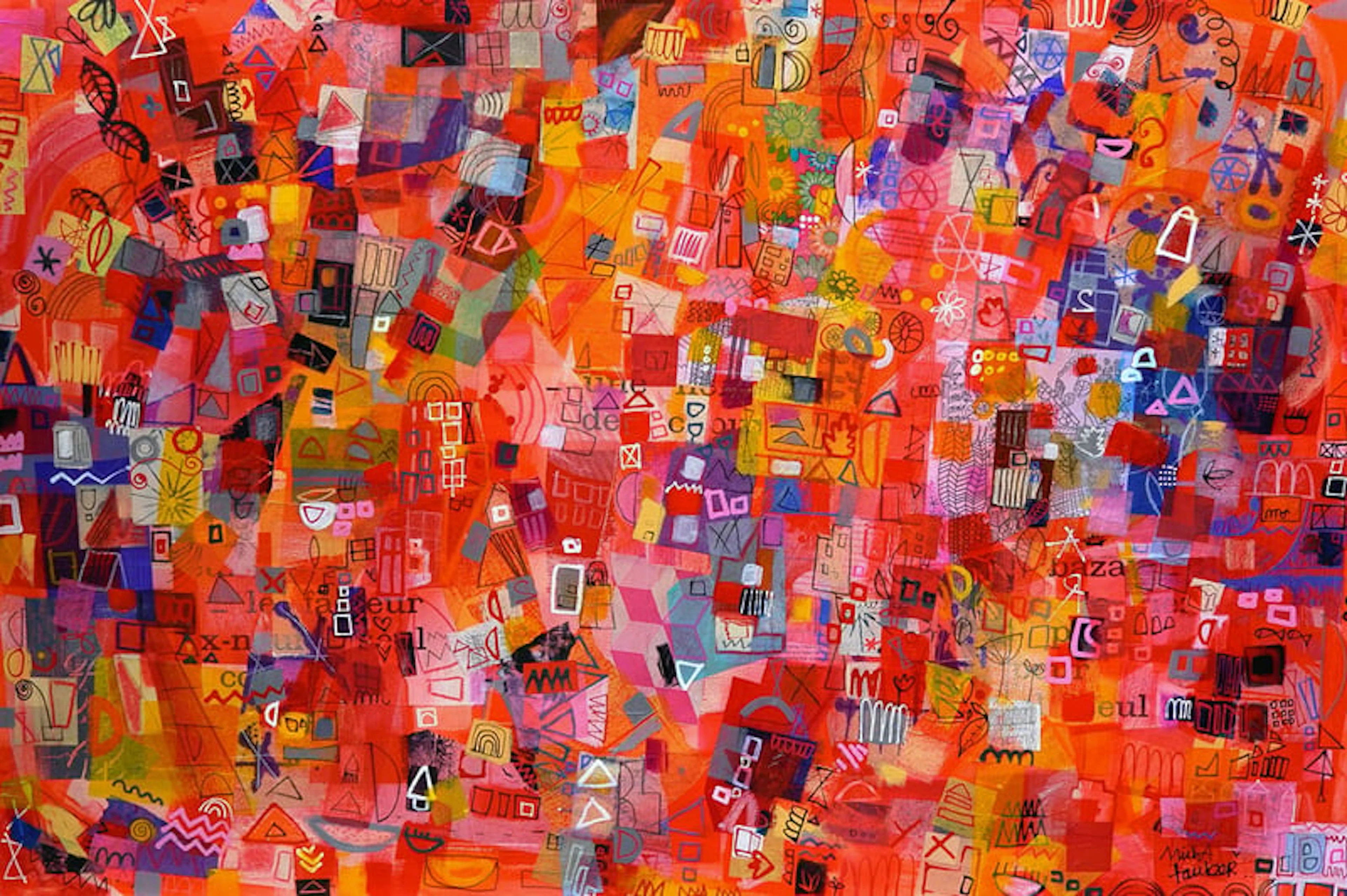 Micha Tauber - Contemporary Artist - Red sounds love song