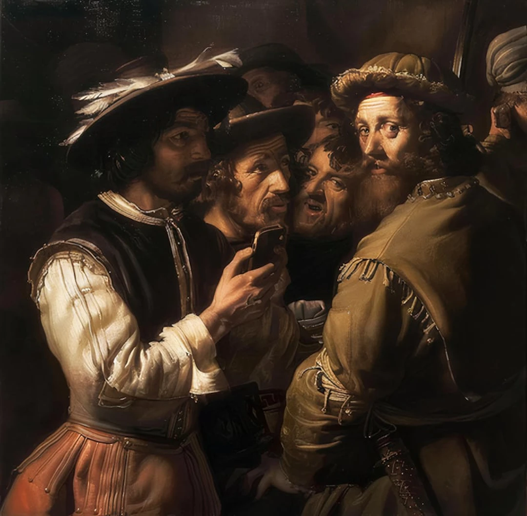 Bruce Meritte - Contemporary Artist - Who's Rembrandt Calling ?