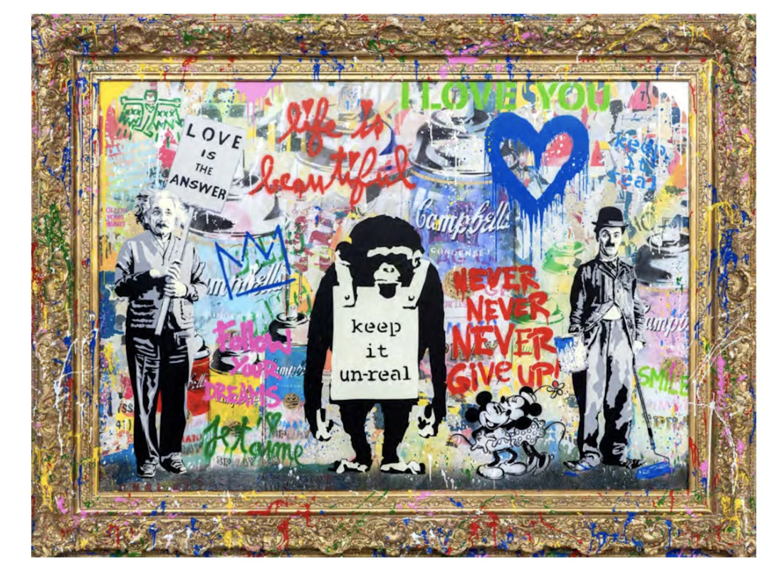 Mr Brainwash - Street Artist - Pop Wall, 2023 - (C102478 [JUX])