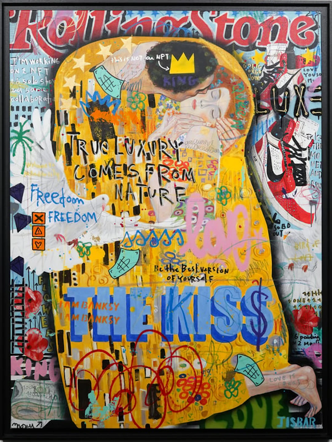 Jisbar - Pop-Street Artist - The kiss rolling