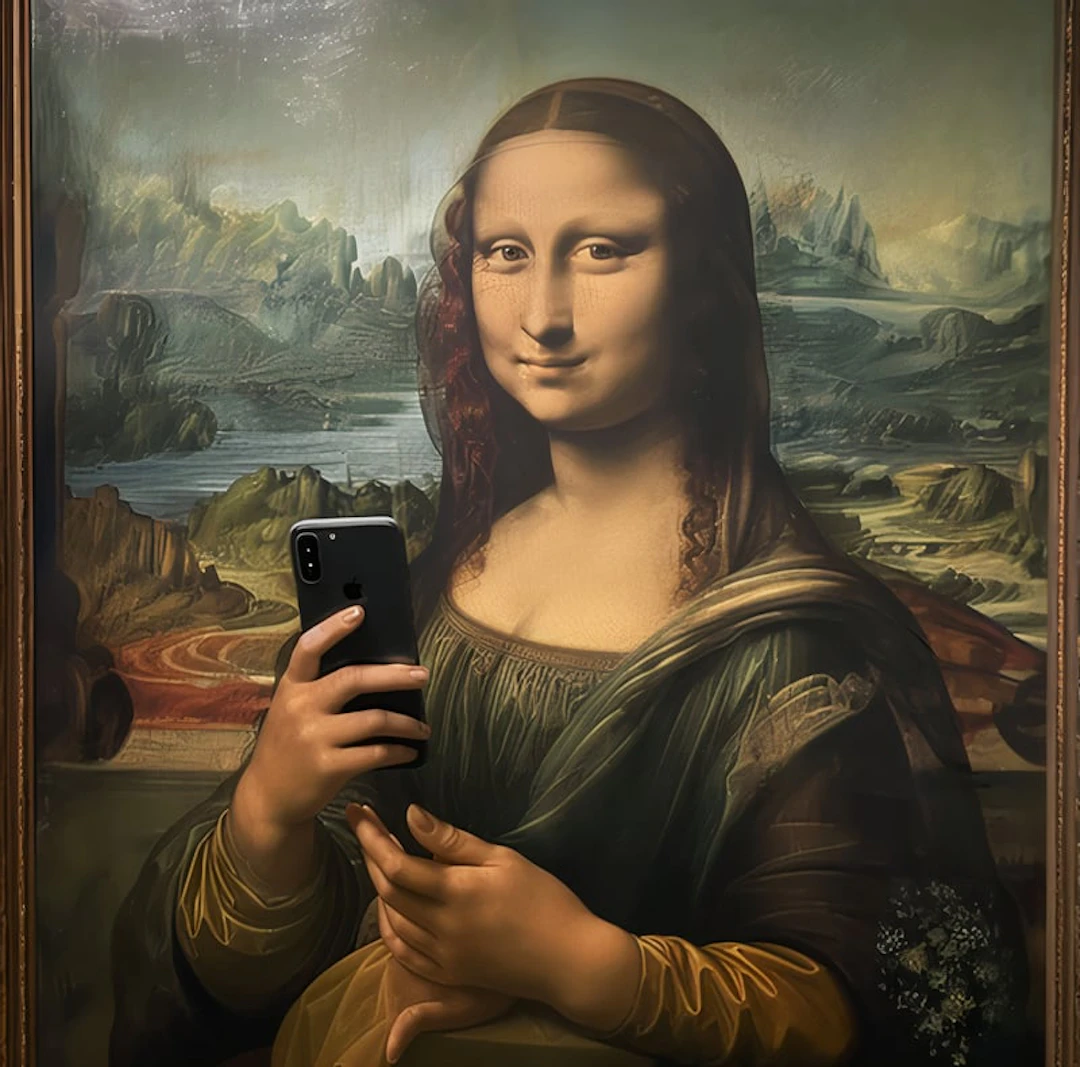 Bruce Meritte - Contemporary Artist - Who's Mona Lisa Calling ?