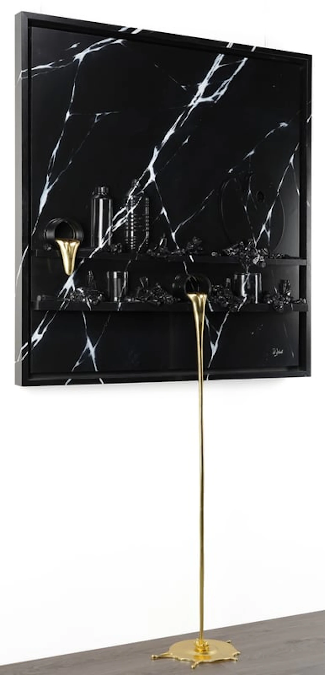 Paul Sibuet - Contemporary Sculptor - Marbre noir, 2023