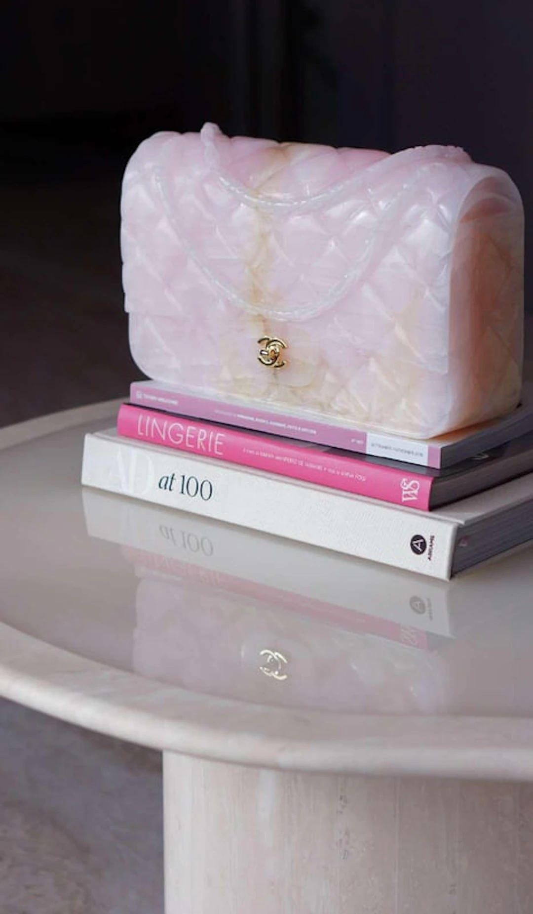 Andrea VALSECCHI - Coco bag in pink Onyx, 2024