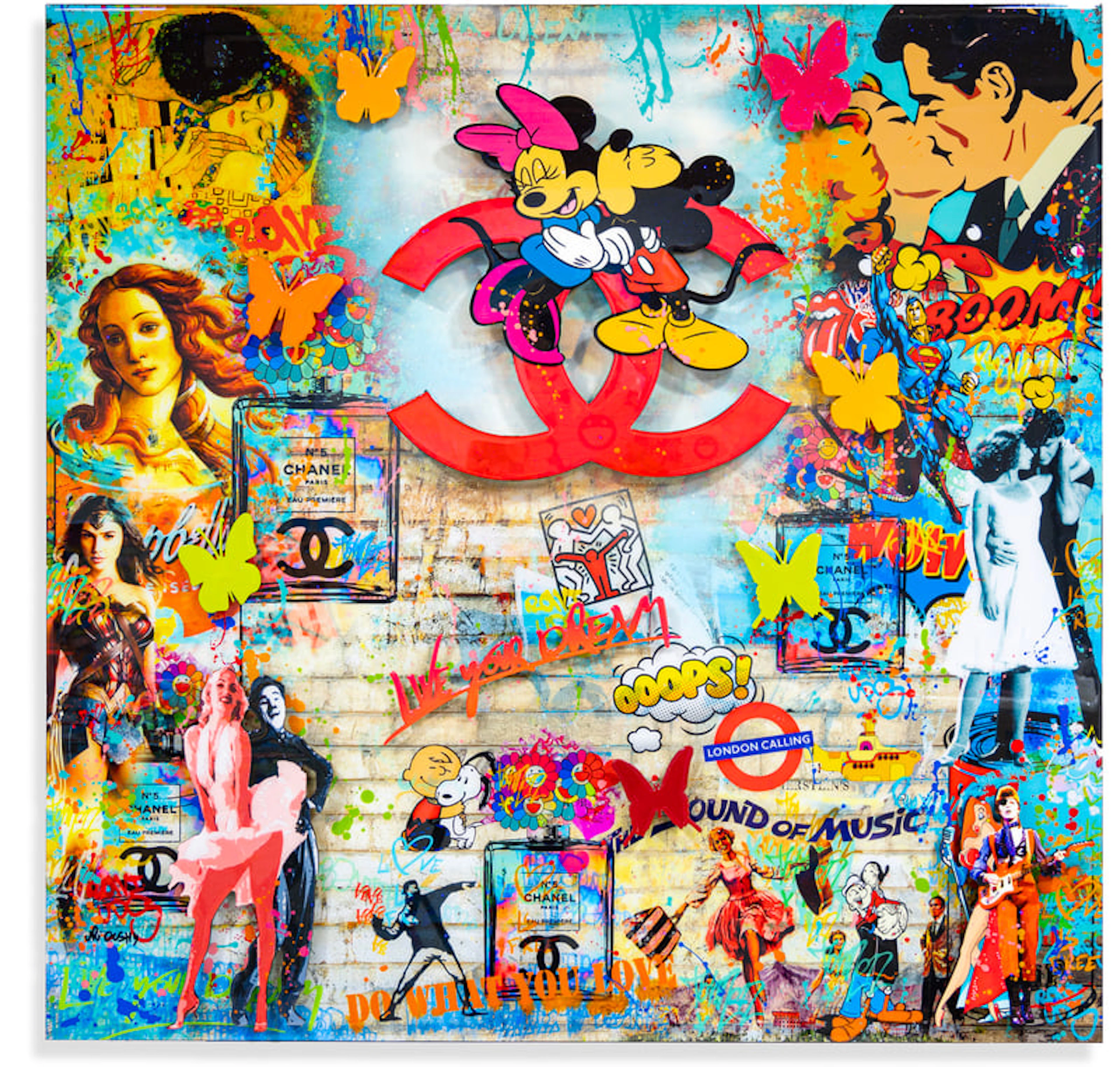 Uri Dushy - Post-Pop Art Artist - Chanel Love