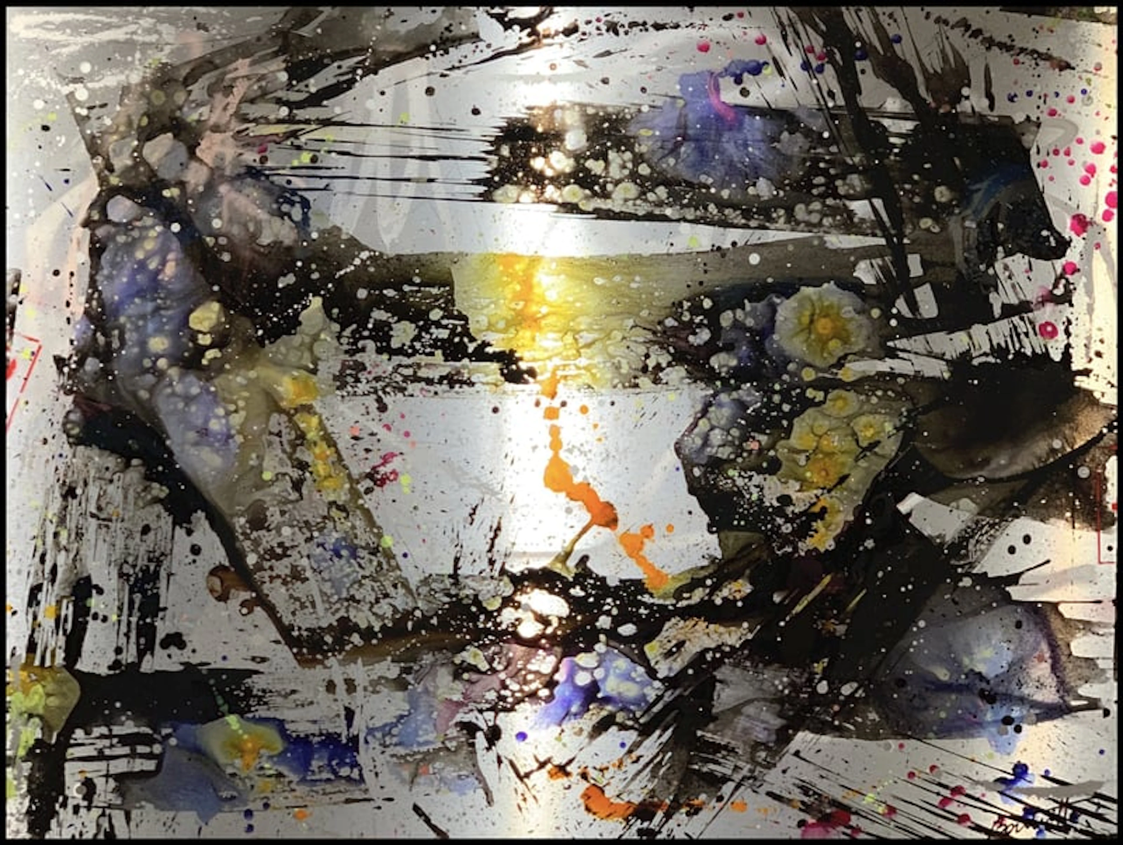 Cédric Bouteiller - Street Artist - Abstract gris