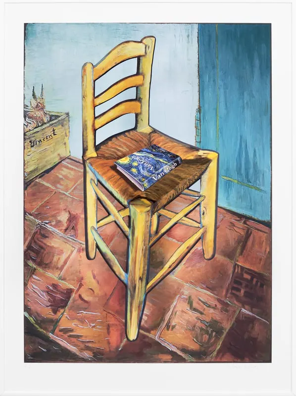 Patrick Hughes - Optical Artist - Chair (Solid Hollows), 2024