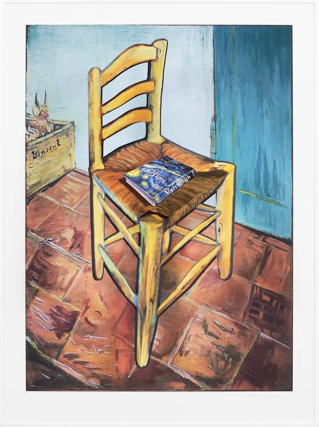 Patrick Hughes - Optical Artist - Chair (Solid Hollows), 2024