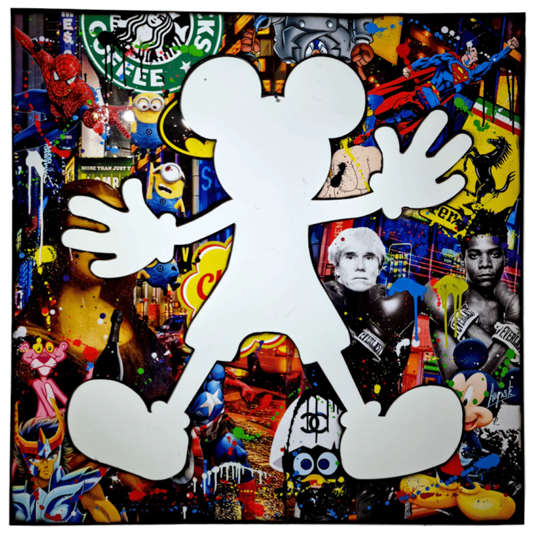 Auguste - Post-Pop Art Artist And Sculptor - Mickey Splash