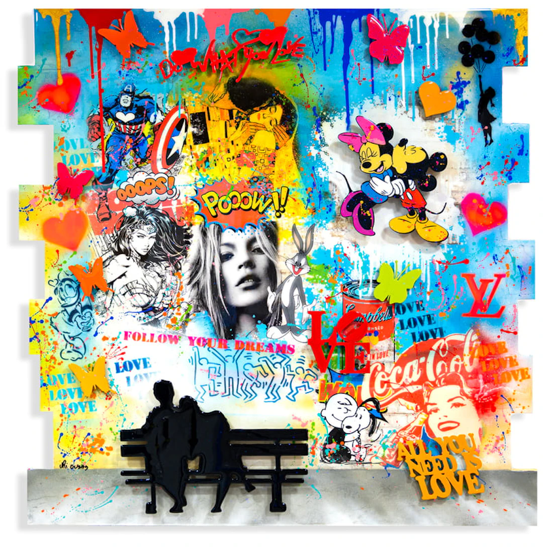 Uri Dushy - Post-Pop Art Artist - Lovers Sight