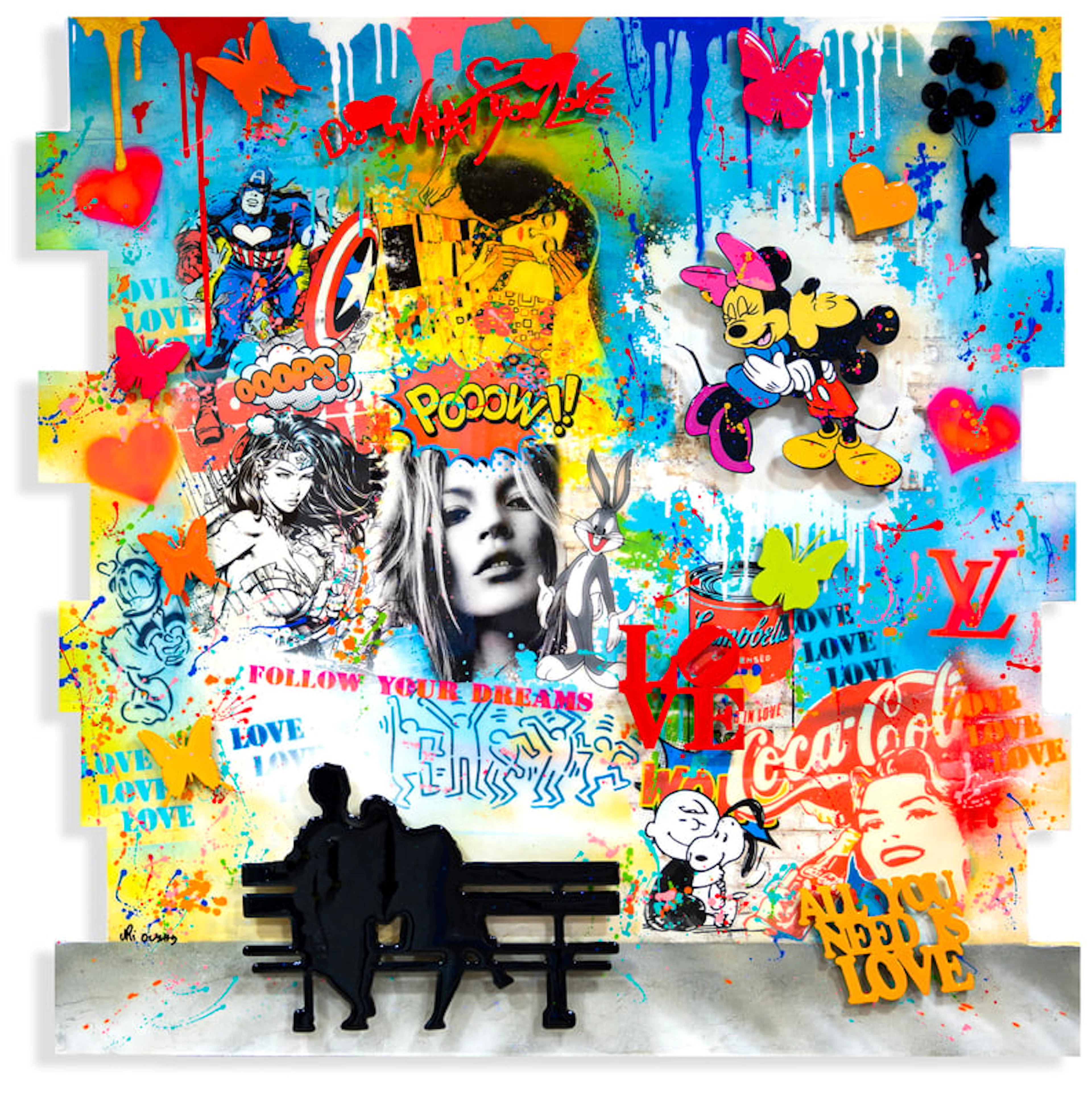 Uri Dushy - Post-Pop Art Artist - Lovers Sight