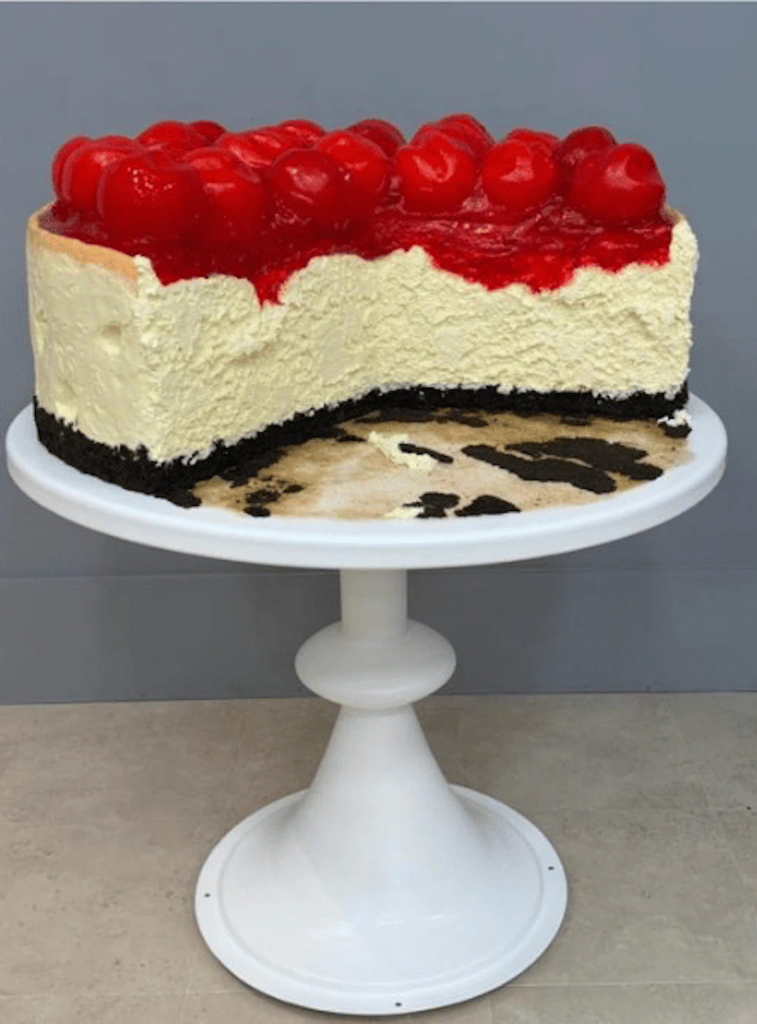Peter Anton - Hyperrealist Sculptor and Artist - NEW YORK CHERRY CHEESECAKE