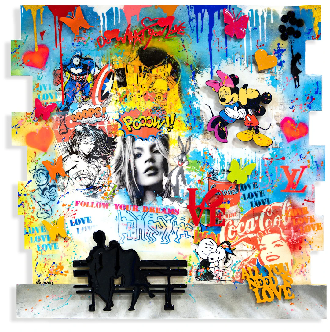 Uri Dushy - Post-Pop Art Artist - Lovers Sight
