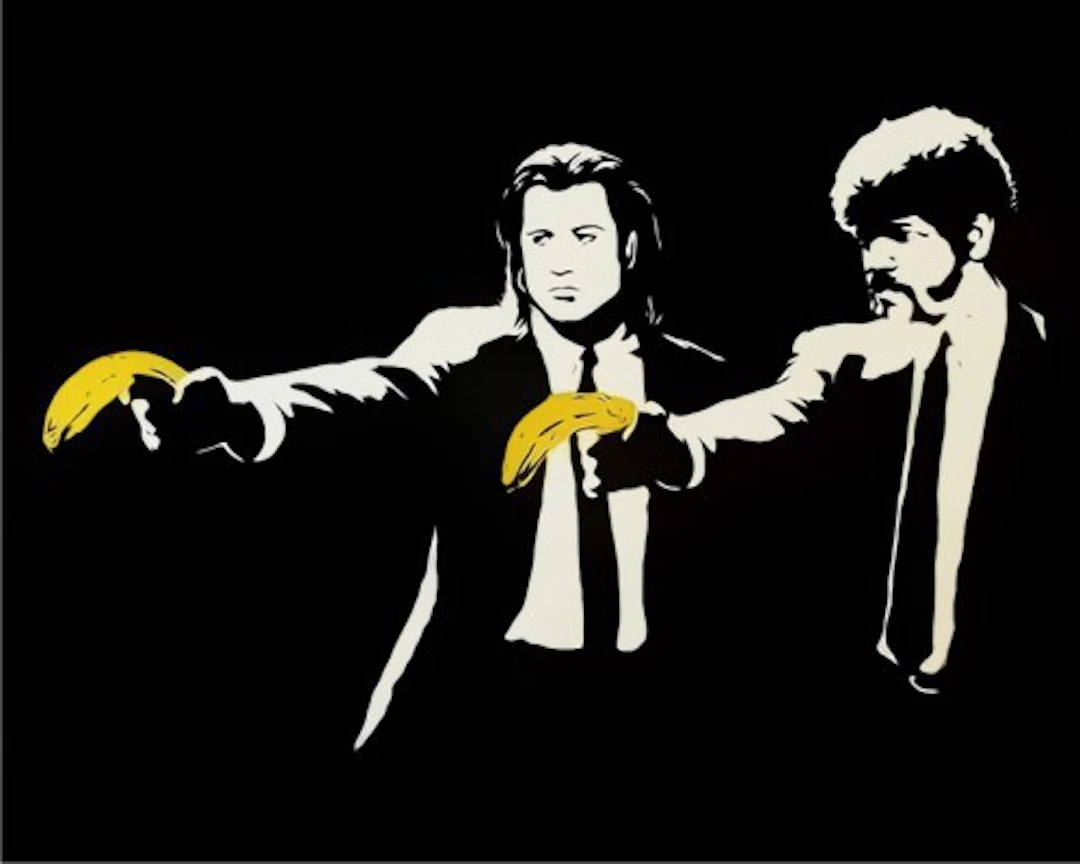 Banksy - Street Artist - Pulp Fiction, 2004 (unsigned)