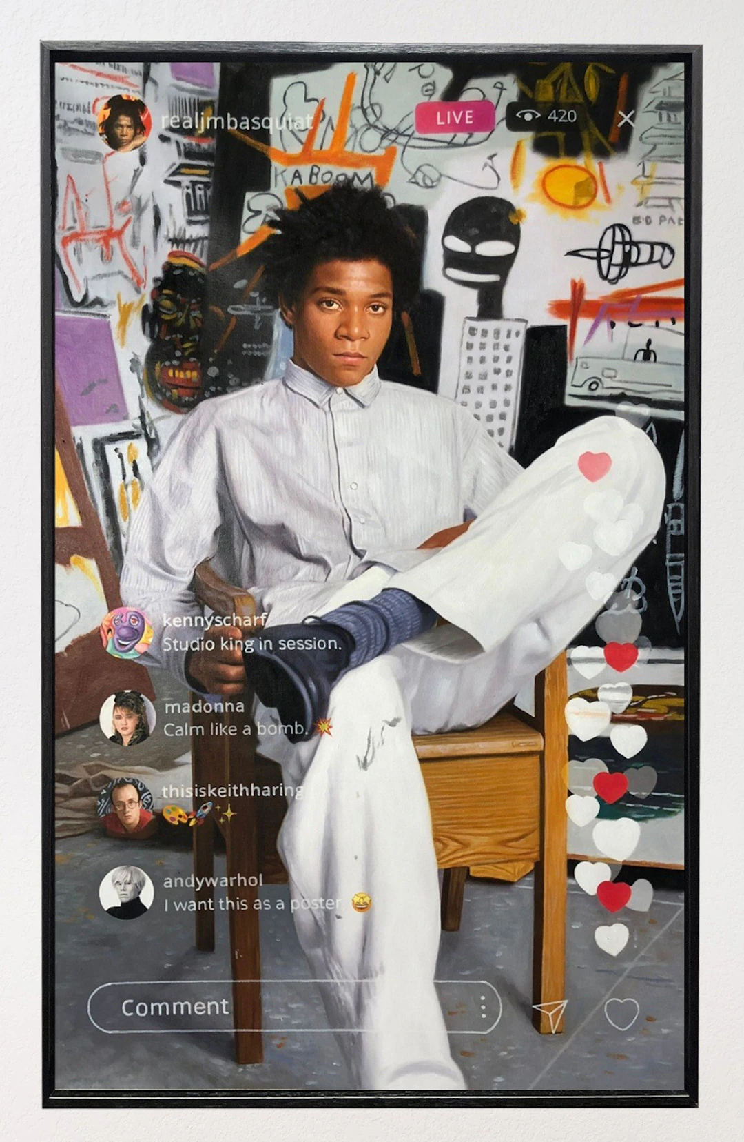 Mark Zwirner - Post-Pop Art Artist - #BasquiatLive#8