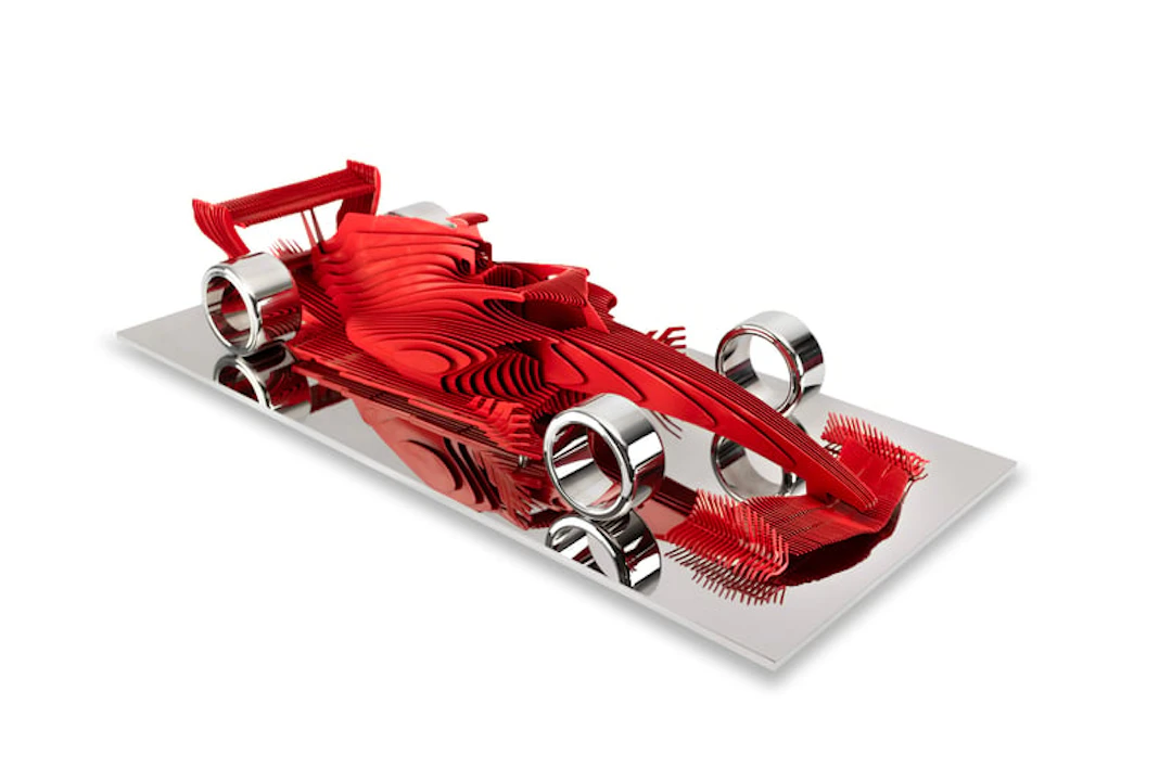 Antoine Dufhilo - Optical Art - Formula 1 - Red