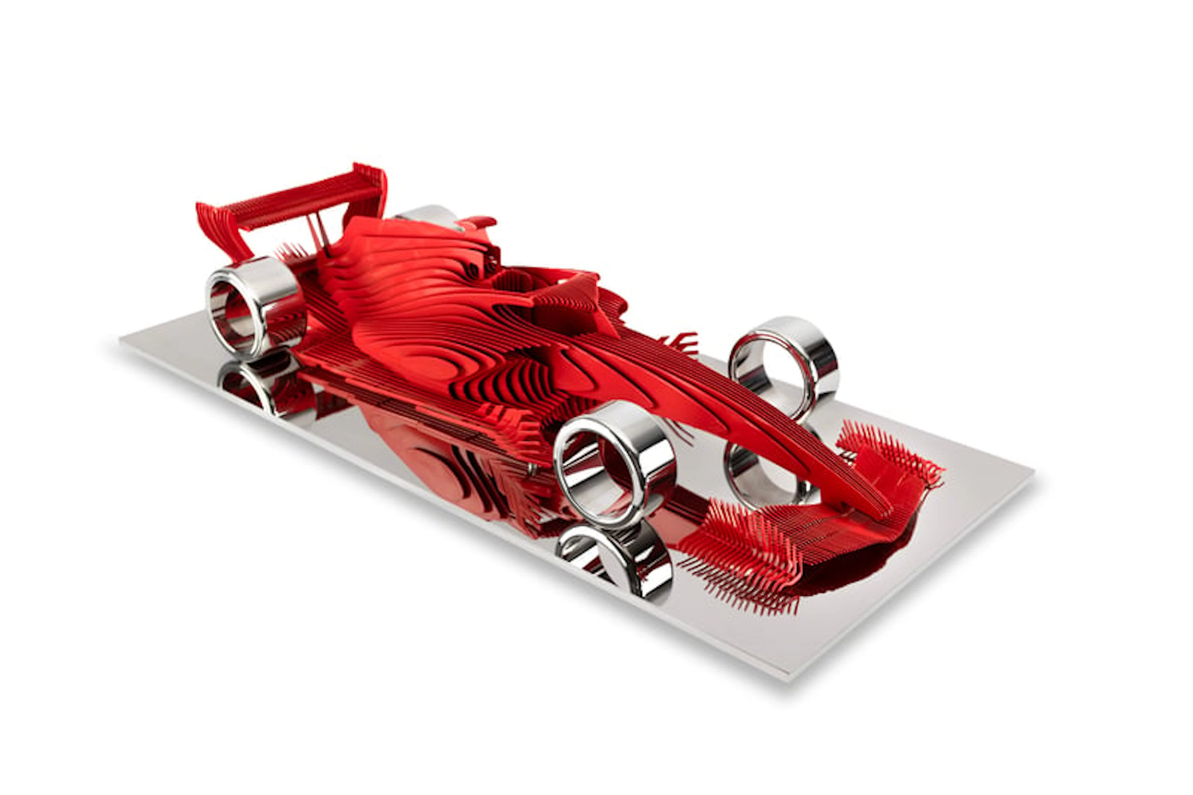 Antoine Dufhilo - Optical Art - Formula 1 - Red