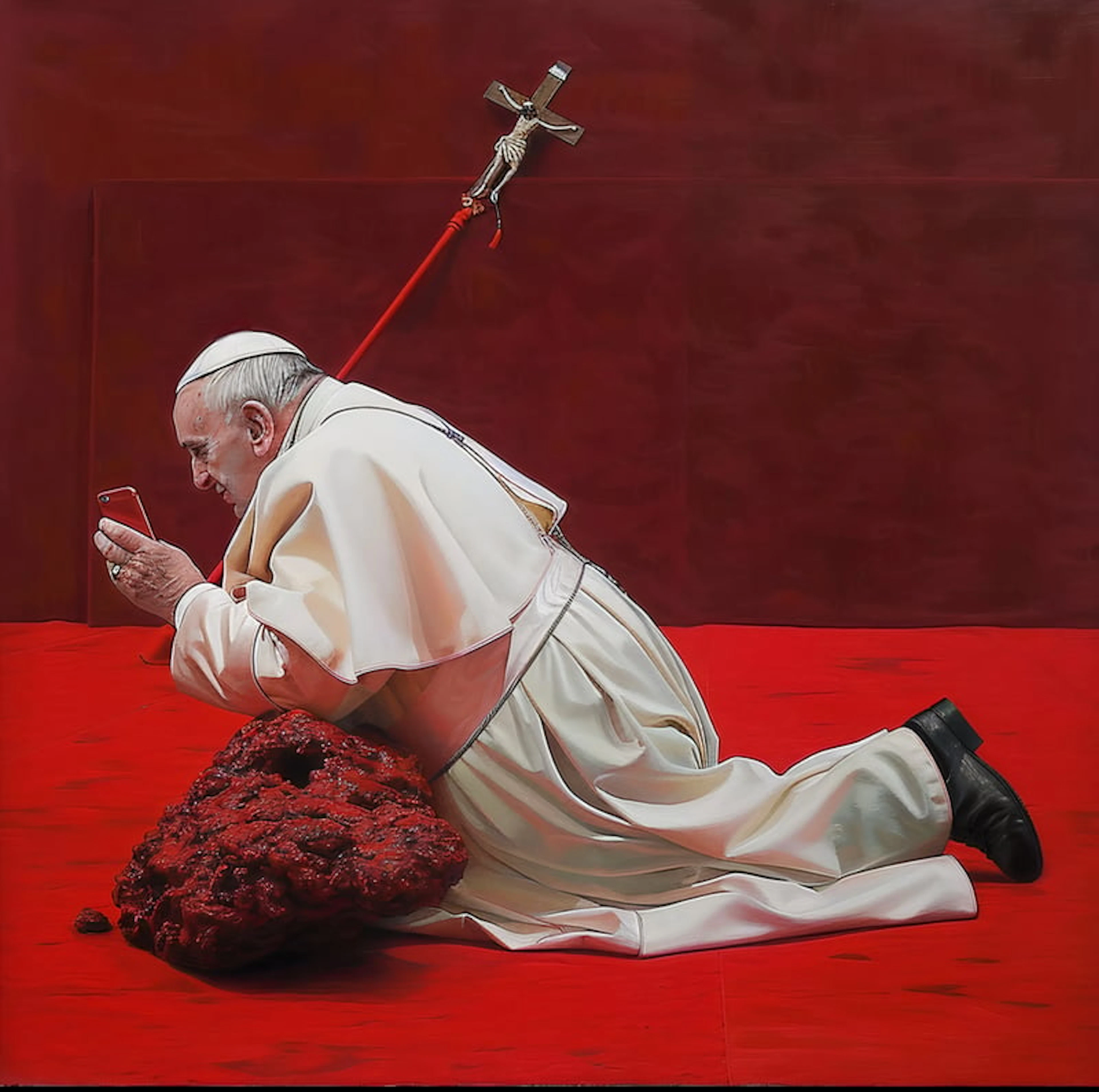 Bruce Meritte - Contemporary Artist - Who's Mauricio Calling ?