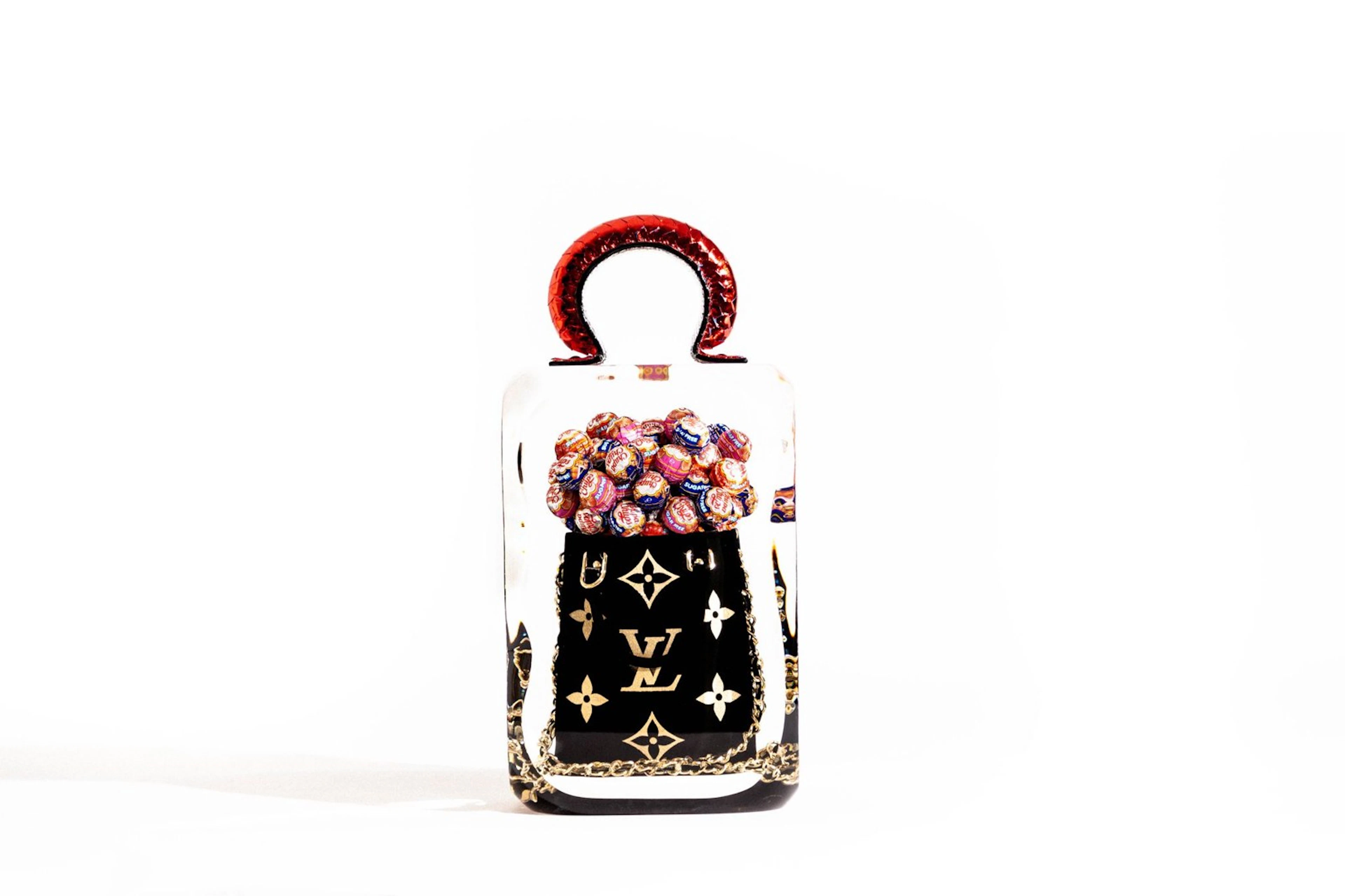 Fred Allard - Contemporary Sculptor - IT BAG small - Sujet Brûlant, 2021