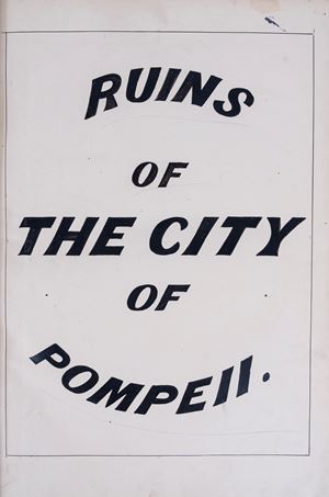 Ruins of the city of Pompei , 1900