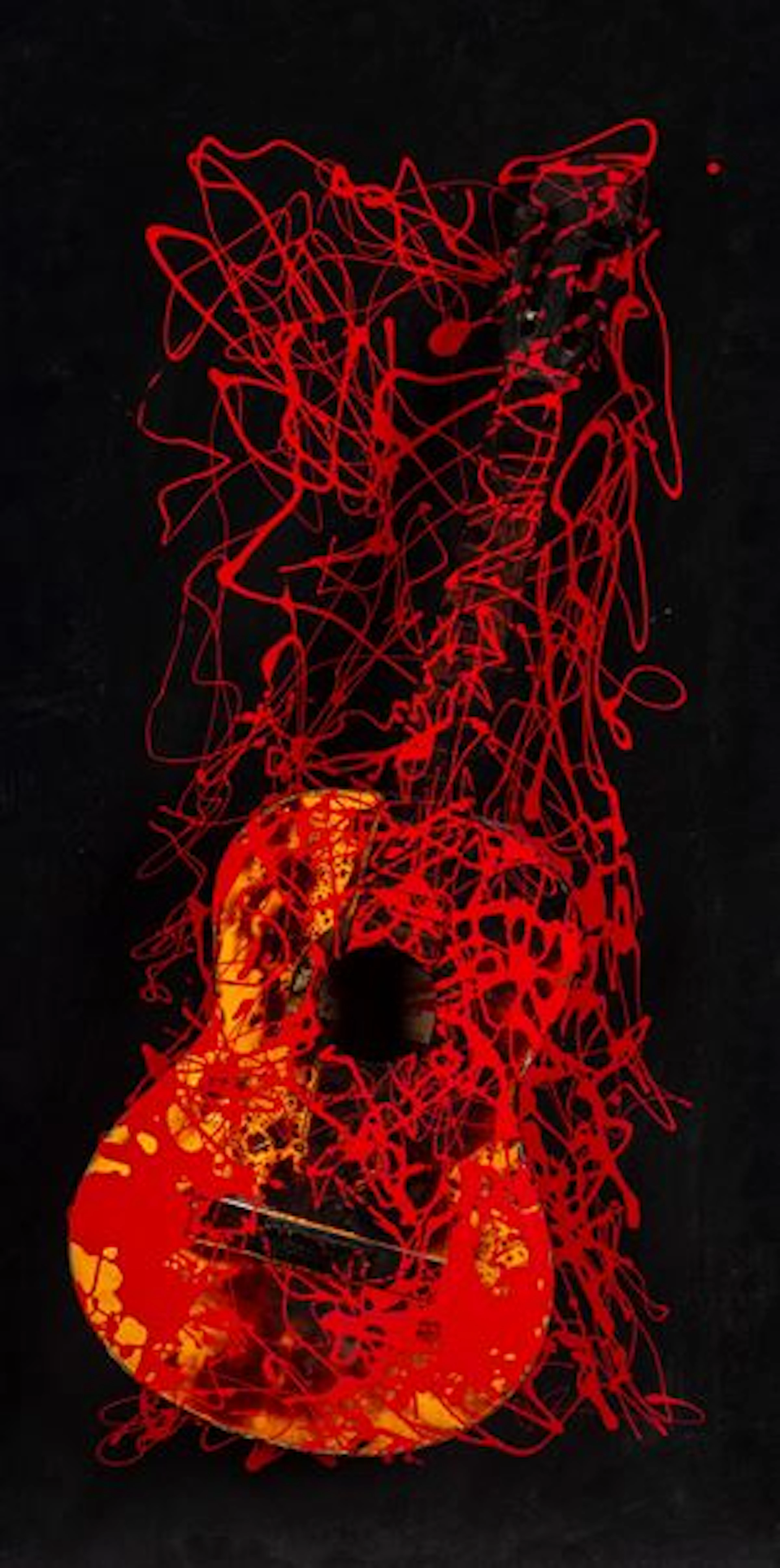 Aubertin Bernard Guitare Brulée , 2010