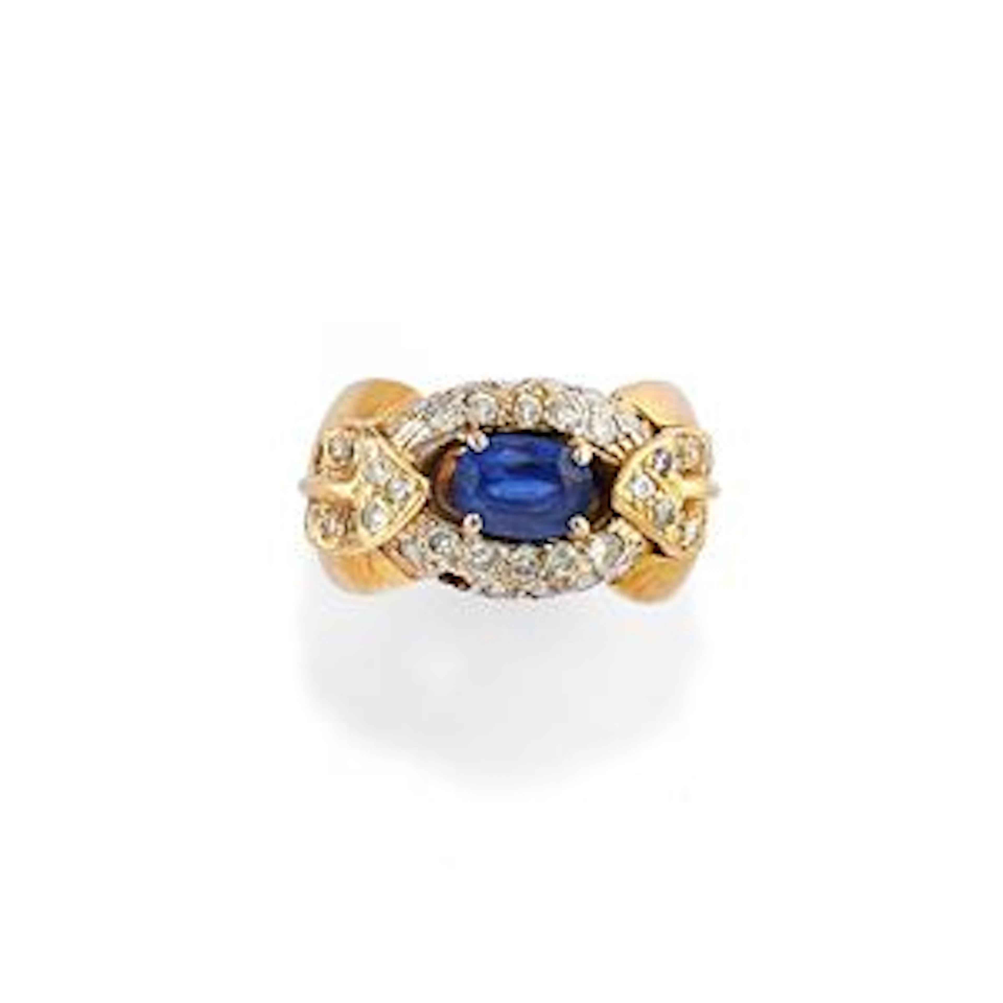 Anello con zaffiro